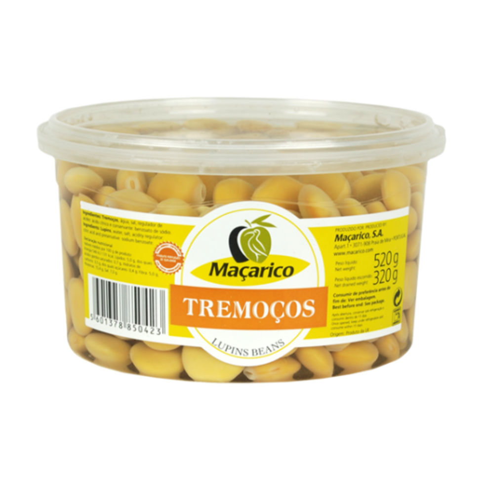 Lupin beans 550g - L&B Nutritious,delicious and sustainable snack.High protein,rich fiber and low carbs Tremocos 4.8 Lupin beans 550g #