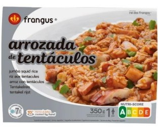Arrozada de Tentaculos(rice with squids) - L&B A taste of the Portuguese coast! Rice with Squids is tender squid cooked in a rich tomato and seafood sauce with aromatic rice – a seafood lover’s dream. Ready meals 6.0 Arrozada de Tentaculos(rice with squids) #