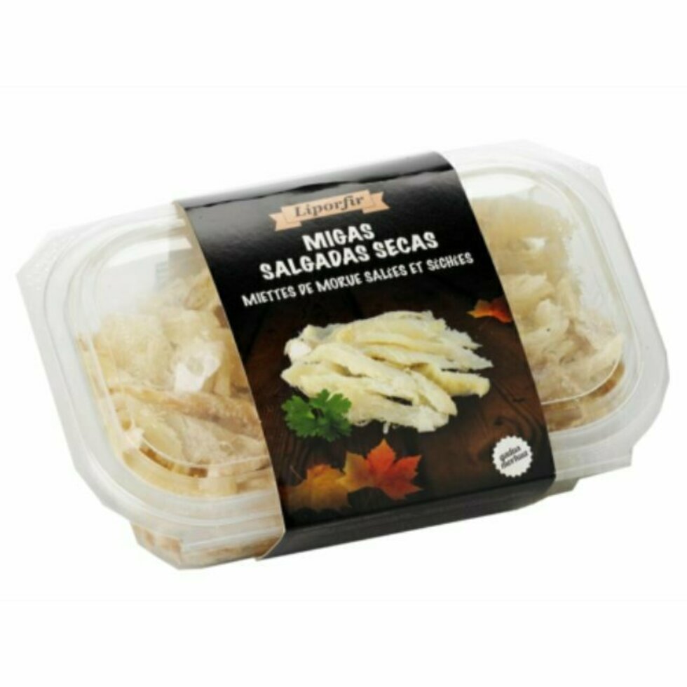 Sheredded salt cod - L&B Salted and dried shredded codfish,high quality product, much appreciated in Portuguese cuisine Cod 8.5 Sheredded salt cod #