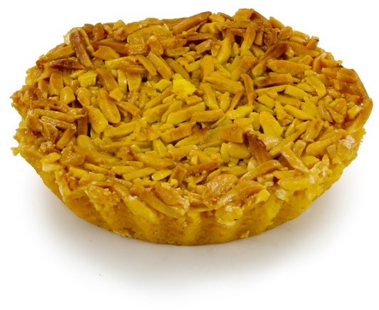 Almond Tart - L&B A classic Portuguese almond tart made with a buttery, tender base and topped with a generous layer of slivered almonds caramelized in golden syrup.  1.7 Almond Tart   #