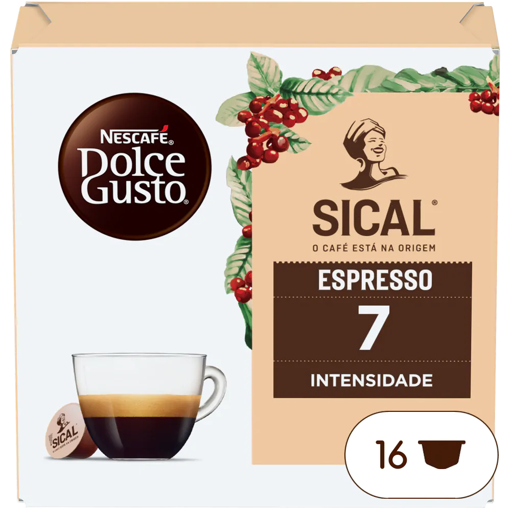 Dolce gusto Sical 16 capsules - L&B Capsules of expresso coffee Coffee 5.5 Dolce gusto Sical 16 capsules   #