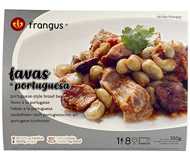 Favas a Portuguesa(portuguese style broad beans stew) - L&B A comforting Portuguese classic! Favas à Portuguesa features tender broad beans cooked with chouriço, smoked meats, and aromatic herbs for a rich, flavorful stew. Ready meals 6.5 Favas a Portuguesa(portuguese style broad beans stew)   #