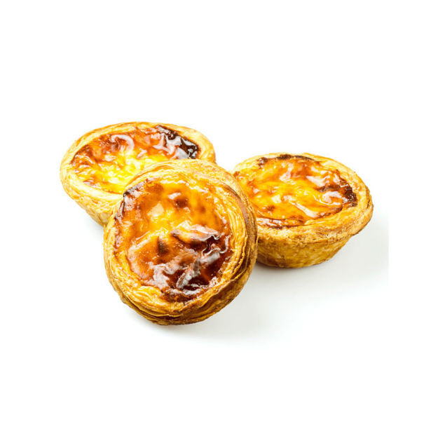 Pastel de nata 3units - L&B Portuguese egg custard tart pastry, crisp,creamy and decadently creamy. Experience the iconic taste of Portugal with our pastel de nata are the perfect balance of sweet, creamy, and crisp-a treat loved across the globe.  4.0 Pastel de nata 3units   #