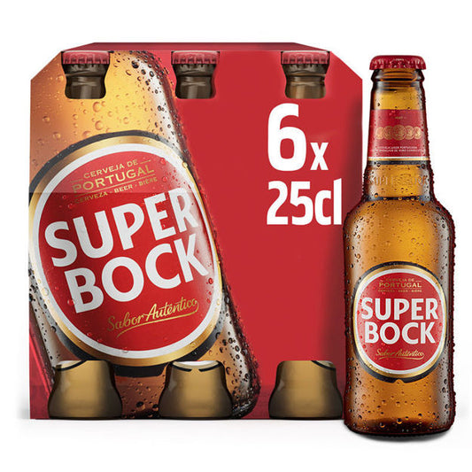 Super bock mini - L&B Big flavour.Small bottle.Pure refreshment Balanced taste with a bitter sweet malt and a light and dry finish Beer 6.0 Super bock mini   #
