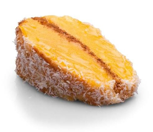 Rolled sponge cake(Pata de veado) - L&B A classic Portuguese pastry known for its rolled sponge cake filled with creamy egg custard and finished with a hint of cinnamon.Its name, meaning deers hoof, comes from its signature curved shape Pastry 1.45 Rolled sponge cake(Pata de veado)   #