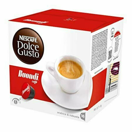 Dolce Gusto Buondi 16 capsules - L&B Capsules of portuguese tasty and strong coffee Coffee 5.5 Dolce Gusto Buondi 16 capsules   #
